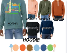 Load image into Gallery viewer, Making Memories Scrapbook Word Art Hoodie
