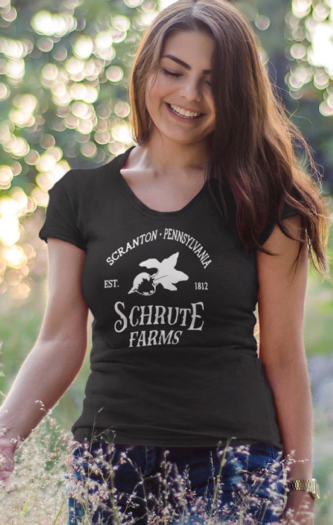 Schrute Farms - White Font