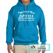 Load image into Gallery viewer, Peppermint Stick Children&#39;s Center Hoodie
