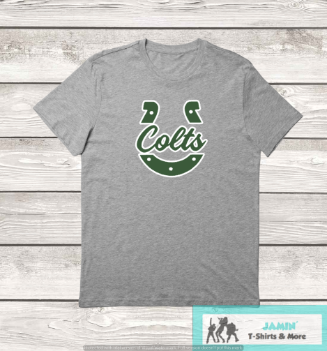 Colts Horseshoe T-Shirt (Sport Gray)