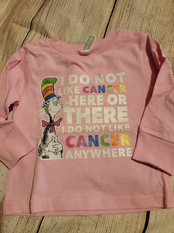 I do not like cancer here or there - Long Sleeve (Size 2)