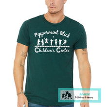 Load image into Gallery viewer, Peppermint Stick Childrens Center TShirt
