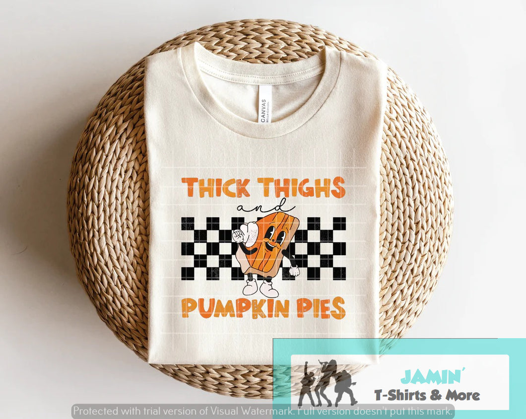 Thick Thighs Pumpkin Pie (retro)