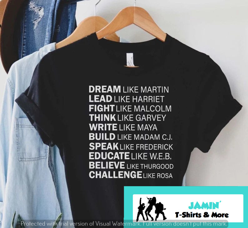 Dream like Martin... Challenge like Rosa (Black History) – Jamin' T ...