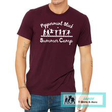 Load image into Gallery viewer, Peppermint Stick SUMMER CAMP TShirt
