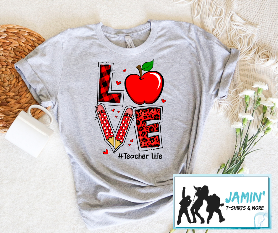 LOVE # teacher life (with apple)