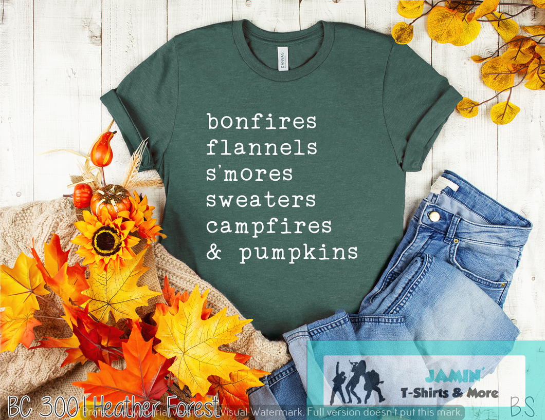 Bonfires Flannels S'mores