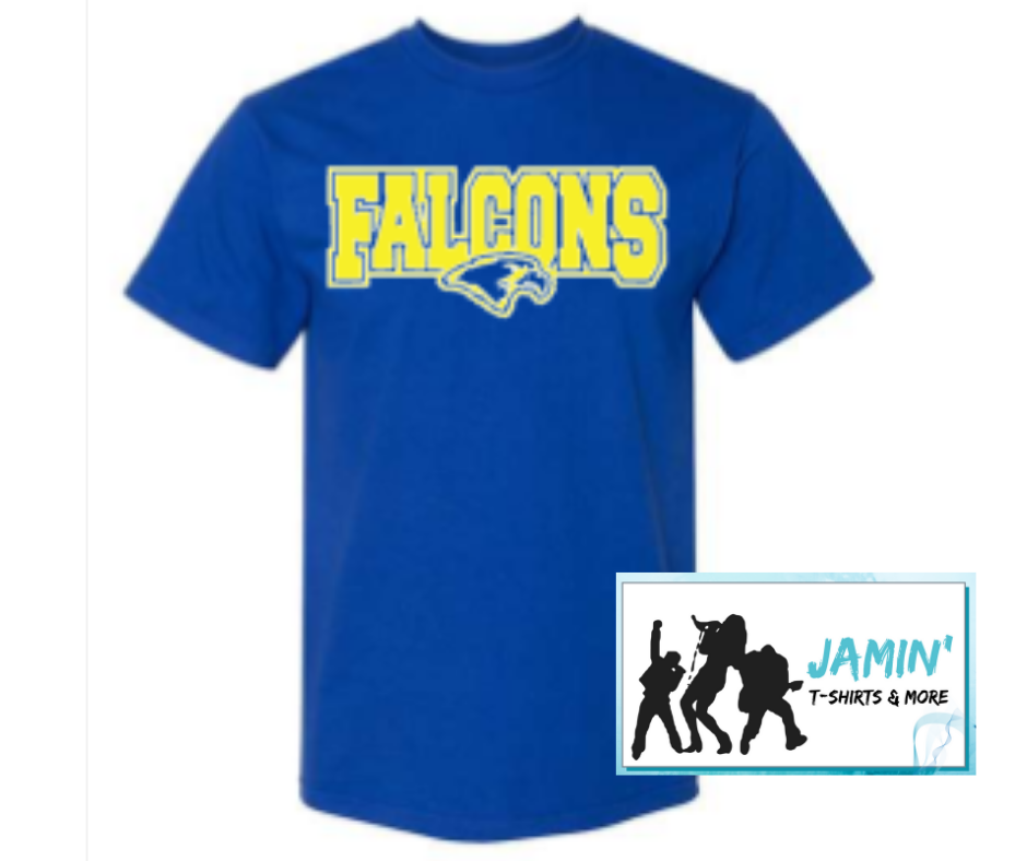 Falcons- Yellow Font