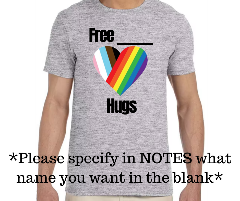Inclusive Heart Pride Flag * Free Hugs *