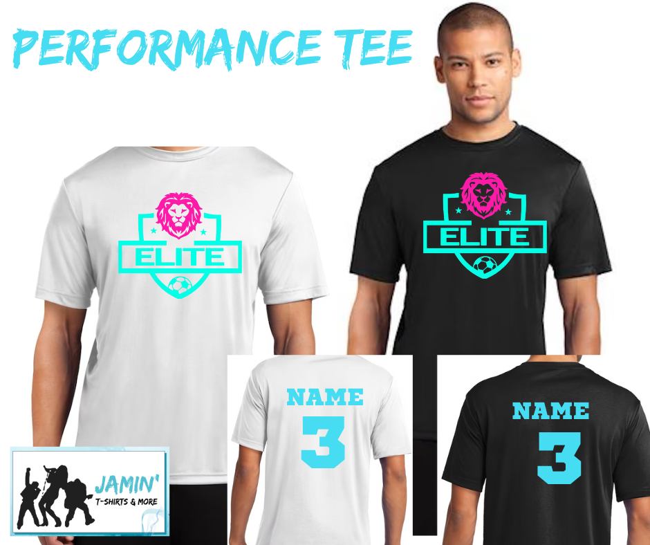 Elite TShirt and Name (Performance Tee)