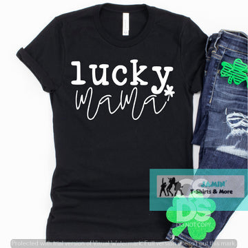 Lucky Mama (white font)
