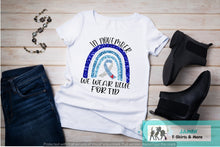 Load image into Gallery viewer, In November We Wear Blue for T1D rainbow
