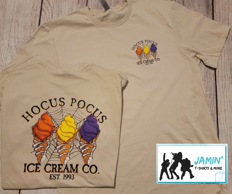 Hocus Pocus Ice Cream Co. (font & back)