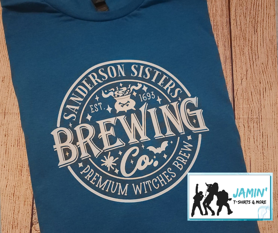 Sanderson Sisters Brewing co. (white font)