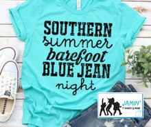 Load image into Gallery viewer, Southern Summer Barefoot Blue Jean Night
