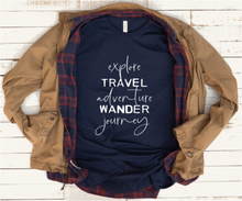 Load image into Gallery viewer, Explore Travel Adventure Wander Journey

