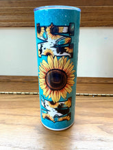 Load image into Gallery viewer, Sunflower Mom 20oz Stainless Steel Tumbler
