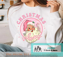 Load image into Gallery viewer, Christmas Vibes (Pink Santa)
