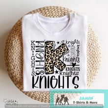 Load image into Gallery viewer, Leopard Knights Typography

